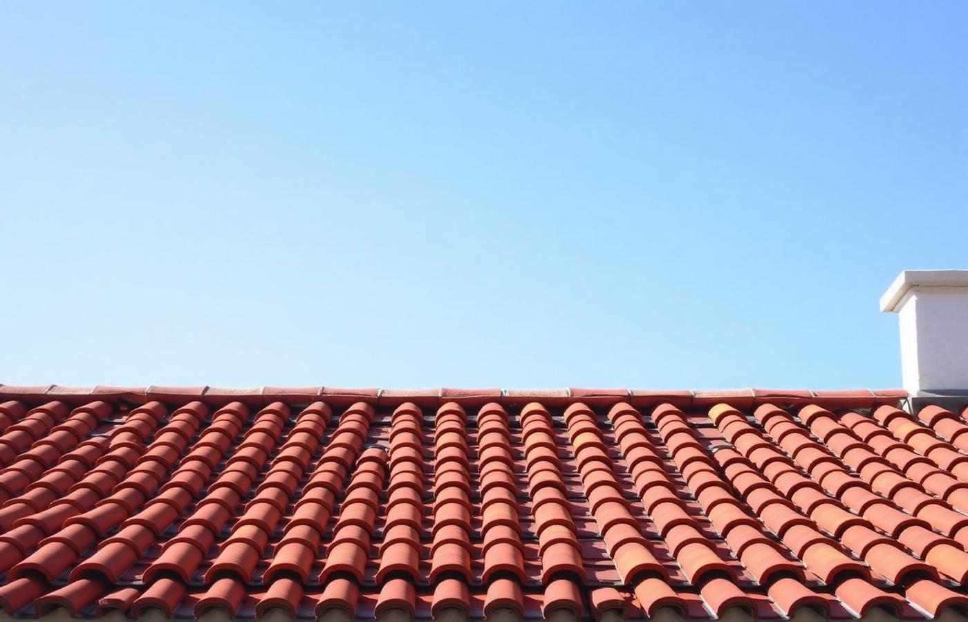 Restored tile roof