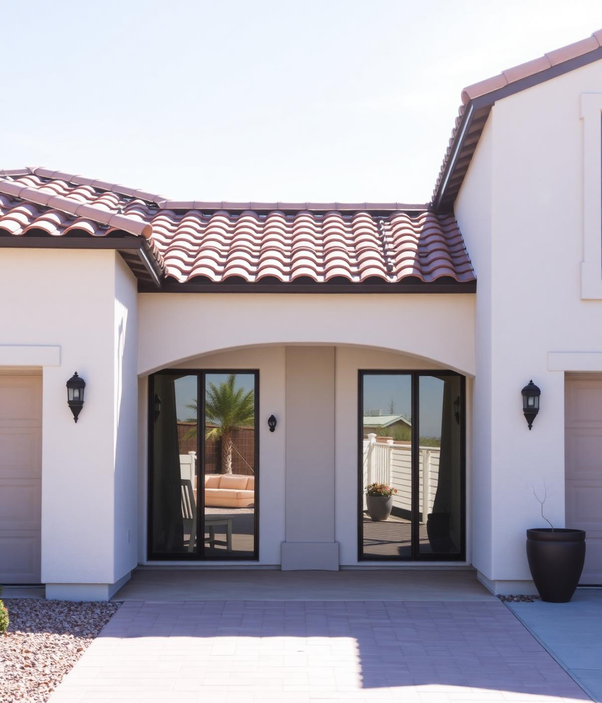 Las Vegas home tile roof